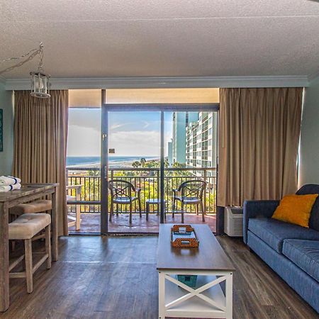 Oversized Ocean View Queen Suite With Beautiful Fireplace And Accents - Sleeps 4 Guests! マートルビーチ エクステリア 写真
