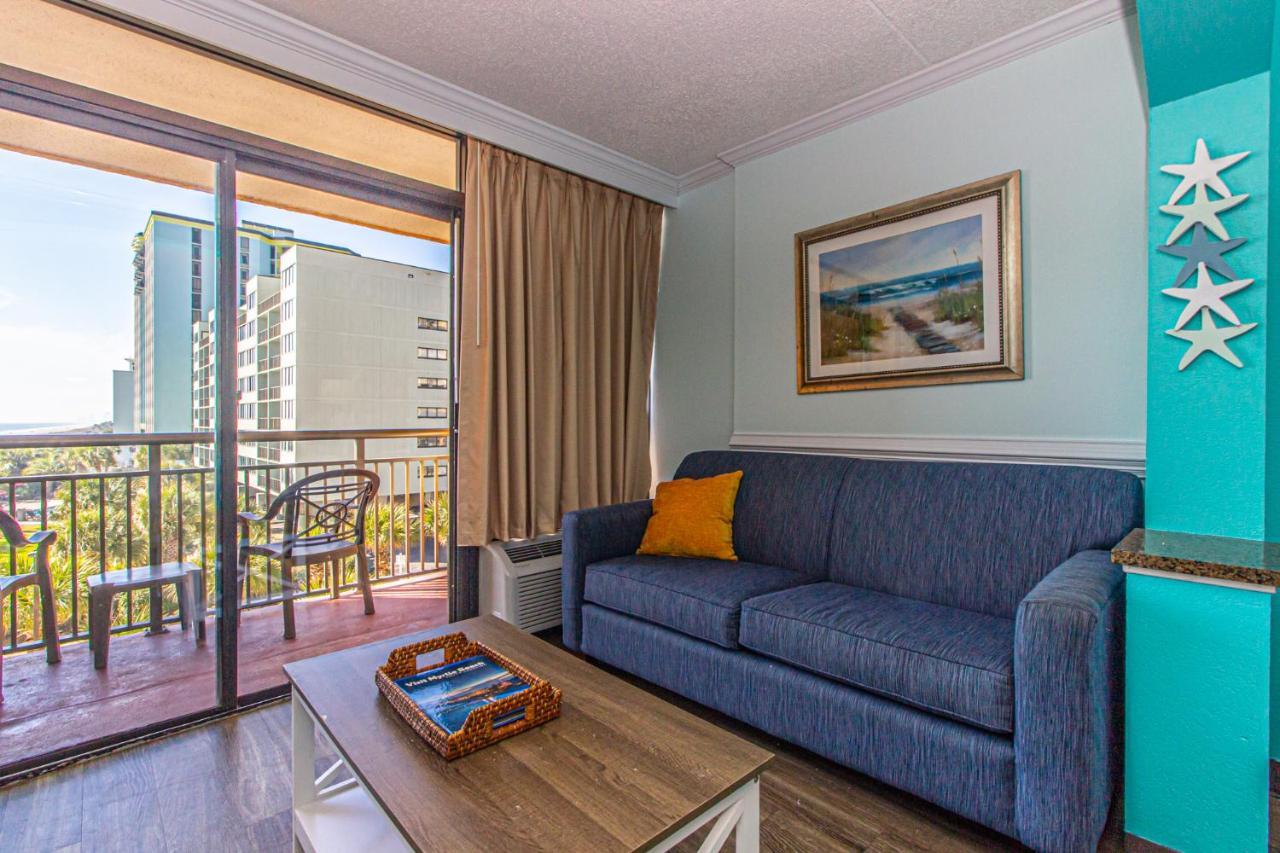 Oversized Ocean View Queen Suite With Beautiful Fireplace And Accents - Sleeps 4 Guests! マートルビーチ エクステリア 写真